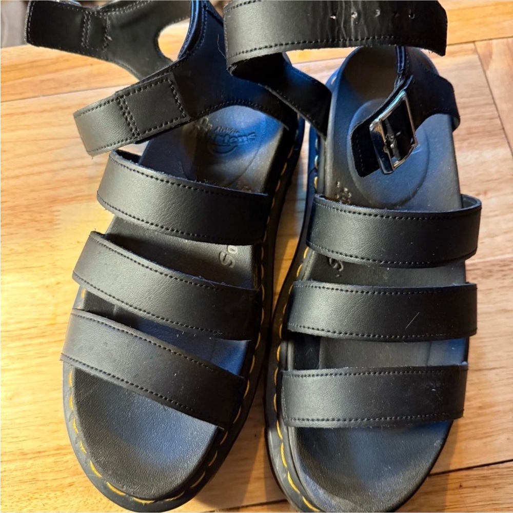 Dr. Martens Black Platform Sandals